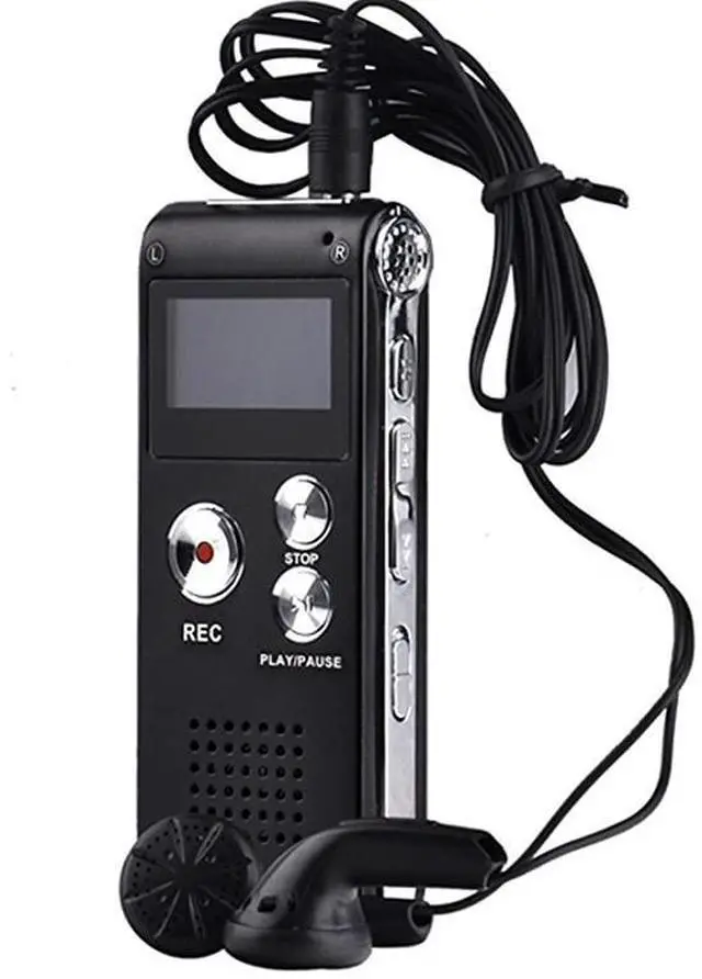 Alt view image 3 of 5 - Rechargeable 8G 8GB 650HR Digital Audio Voice Recorder Dictaphone MP3 Player FM