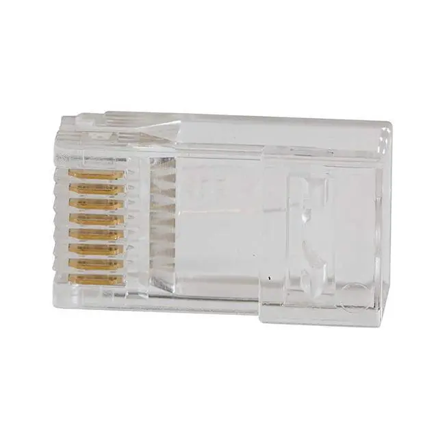 Alt view image 4 of 7 - FOR VDV826762 PassThru Modular Data Plug RJ45 CAT5e Pass Through Connectors 200Pack