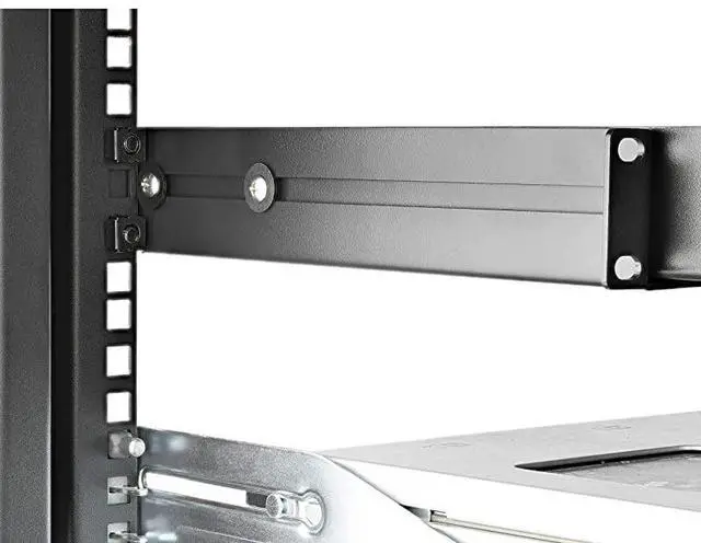 Main image of FOR-com 1U 19 inch Server Rack Rails 2436 inch Adjustable Depth Universal 4 Post Rack Mount Rails Network EquipmentServerUPS Mounting Rail Kit HPE ProLiant Dell PowerEdge UNIRAILS1UB