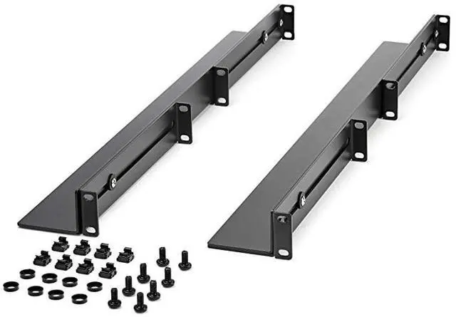 Alt view image 2 of 4 - FOR-com 1U 19 inch Server Rack Rails 2436 inch Adjustable Depth Universal 4 Post Rack Mount Rails Network EquipmentServerUPS Mounting Rail Kit HPE ProLiant Dell PowerEdge UNIRAILS1UB