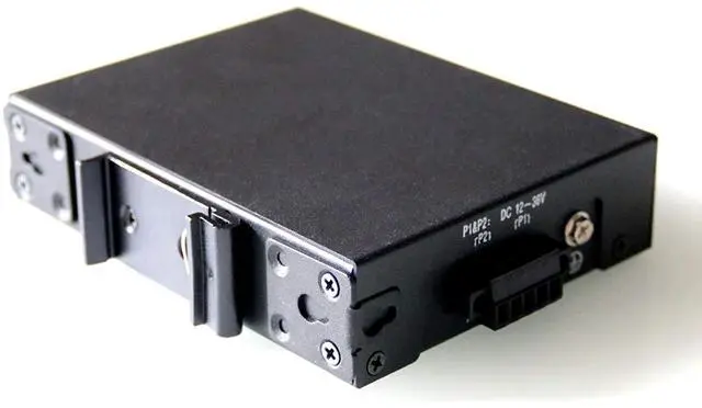 Alt view image 4 of 7 - WIWAV WDH-5ET-DC 10/100Mbps Unmanaged 5-Port Industrial Ethernet Switches with DIN Rail/Wall-Mount (UL Listed Fanless -30°C~75°C)