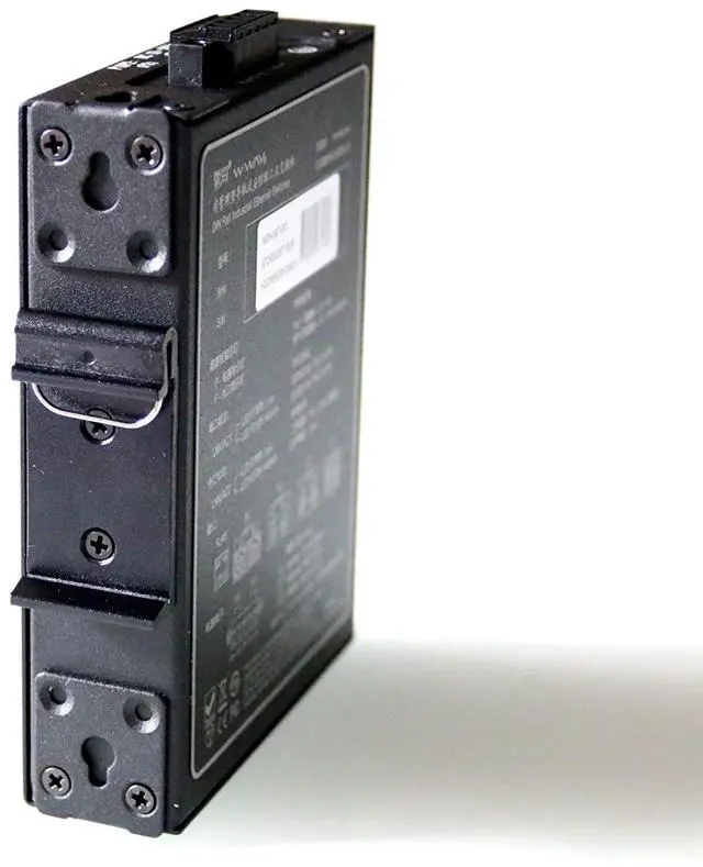 Alt view image 5 of 7 - WIWAV WDH-5ET-DC 10/100Mbps Unmanaged 5-Port Industrial Ethernet Switches with DIN Rail/Wall-Mount (UL Listed Fanless -30°C~75°C)