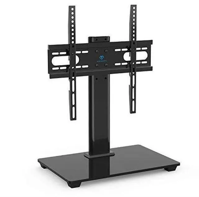 Main image of Universal TV Stand Table Top TV Stand for 3755 inch LCD LED TVs Height Adjustable TV Base Stand with Tempered Glass Base Wire Management VESA 400x400mm