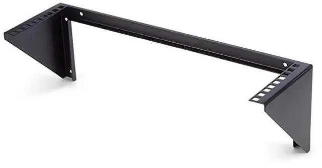 Main image of FOR-com 3U Wall Mount Patch Panel Bracket 19 in Steel Vertical Patch Panel Mounting Rack for Networking Equipment RK319WALLV Black