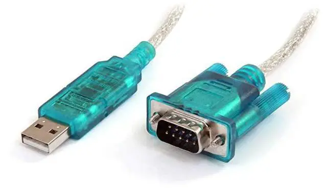 Main image of com 3ft USB to RS232 DB9 Serial Adapter Cable Up to 1 Mbps USB to Serial Converter MM USB to VGA Adapter ICUSB232SM3