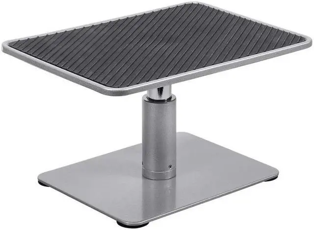 Alt view image 2 of 7 - FOR Universal Monitor Riser Stand - Silver Perfect for Raising Your Monitor About 4.7 to 6.7 Inches - Workstream Collection