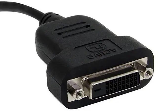 Alt view image 2 of 3 - com Mini DisplayPort to DVI Adapter 1080p Single Link Active Mini DP Thunderbolt to DVI Monitor Adapter MDP2DVIS