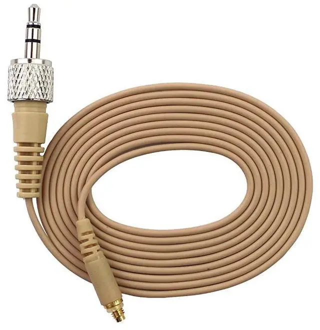 Alt view image 3 of 7 - Professional HeadsetHeadworn Microphone MICJ 071S Compatible with Sennheiser Wireless System Omnidirectional Mic Super Lightweight Creative Design Smallest Cartridge