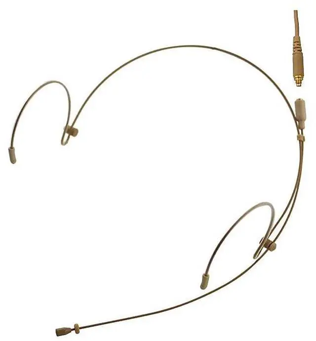 Alt view image 7 of 7 - Professional HeadsetHeadworn Microphone MICJ 071S Compatible with Sennheiser Wireless System Omnidirectional Mic Super Lightweight Creative Design Smallest Cartridge