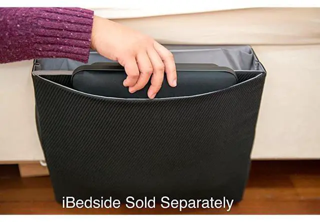 Alt view image 4 of 7 - FOR-Prop n Go Slim iPad Pillow with Adjustable Angle Control for iPad Air iPad Mini iPad Pro iPhone Tablets eReaders and More Black