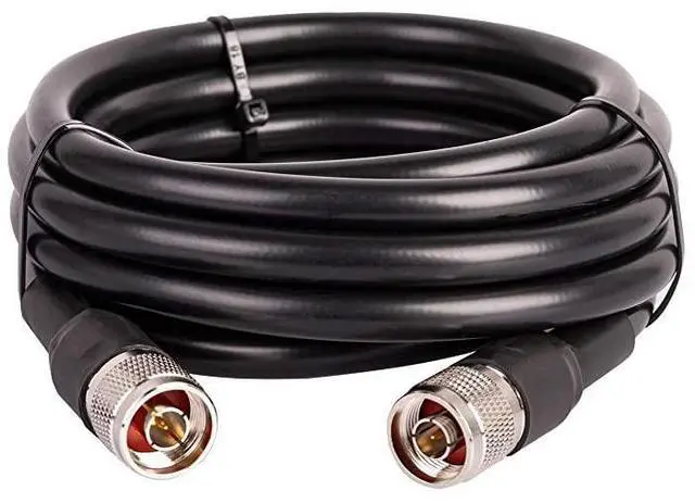 Main image of KMR400 Coax Extension Cable N Male to N Male Connector 50 Ohm Pure Copper Low Loss Coaxial Cables for 3G4G5GLTEGPSWiFiRFHamRadio to Antenna or Phone Signal Booster Use Not for TV