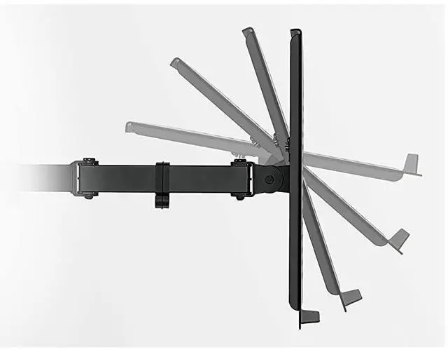 Alt view image 5 of 7 - Laptop Desk Stand Mount | Articulating Vented Laptop Tray Mount | Fully Adjustable Laptop Arm Mount | Single Laptop Desk Extension with C-Clamp | Heavy-Duty Laptop Desk Stand (MI-4352LT)