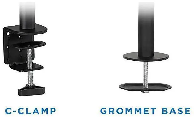 Alt view image 4 of 7 - Laptop Desk Stand Mount | Articulating Vented Laptop Tray Mount | Fully Adjustable Laptop Arm Mount | Single Laptop Desk Extension with C-Clamp | Heavy-Duty Laptop Desk Stand (MI-4352LT)