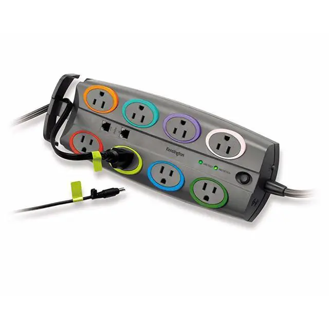 Alt view image 3 of 5 - FOR-SmartSockets 8Outlet 8Foot Cord 3090 Joules Premium Surge Protector K62691NA
