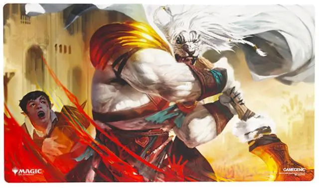 Main image of Playmat: MTG Prime- Secrets of Strixhaven- Ajani's Response