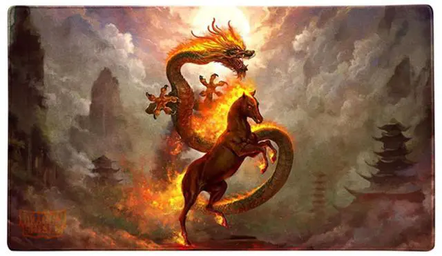 Main image of Dragon Shield: Playmat w/ Tube- 'Fire Horse 2026' Art, Limited Edition