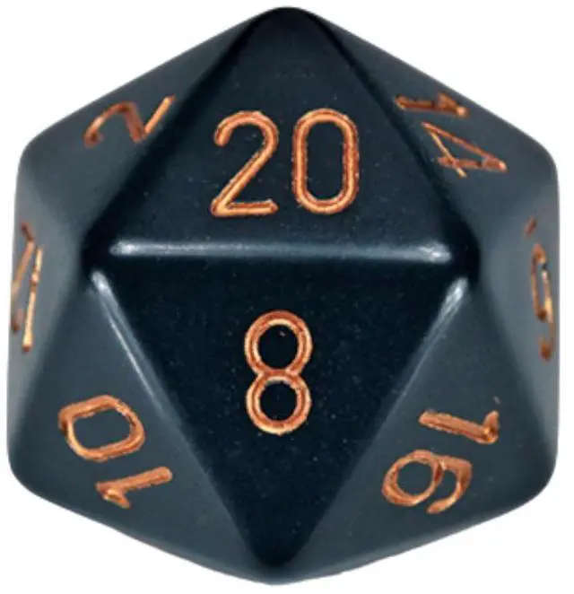 Main image of 34mm 1d20 Opaque: Dusty Blue