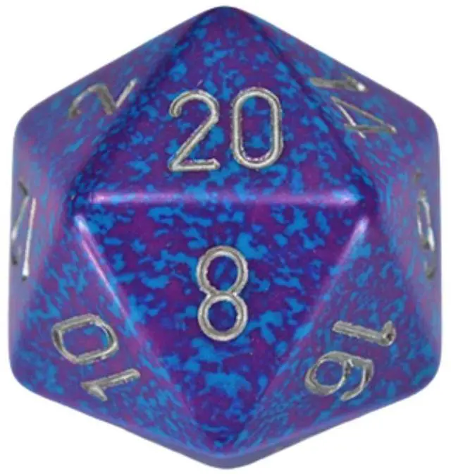 Main image of 34mm 1d20 Speckled: Silver Tetra