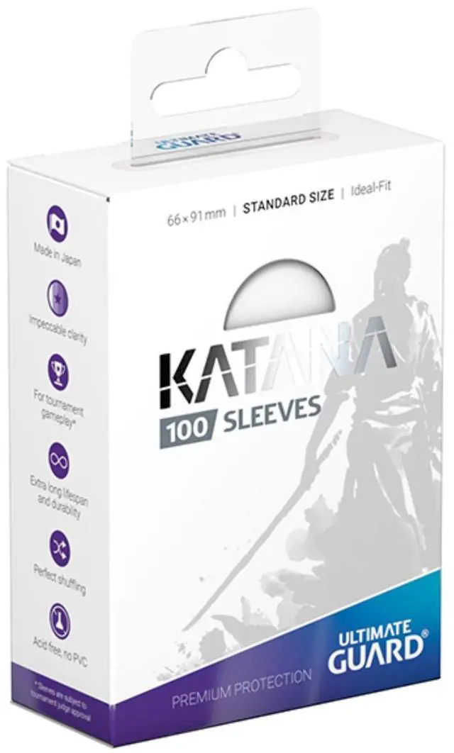 Main image of Card Sleeves: Katana Sleeves Standard Size- Transparent (100ct)