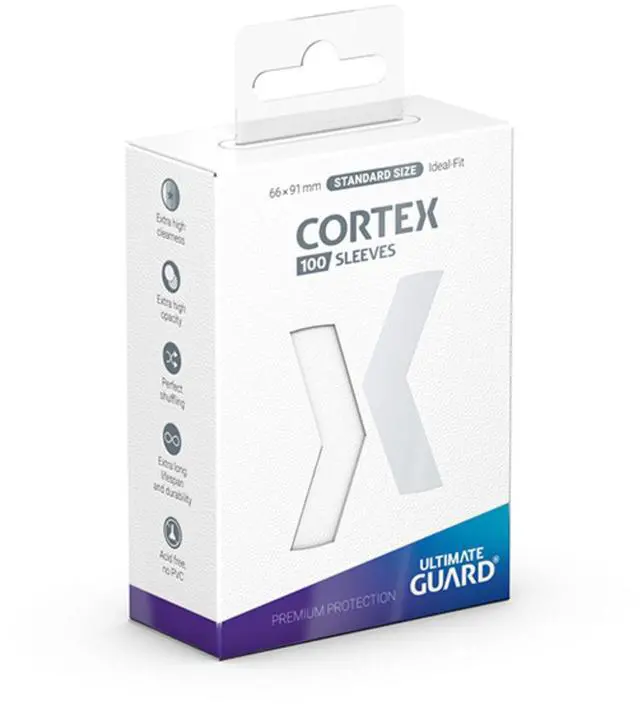 Main image of Card Sleeves: Cortex Standard Size- Glossy White (100 ct.)