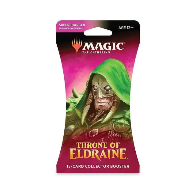 Alt view image 3 of 3 - the gathering throne of eldraine collector booster | 15 card booster pack | special collector cards