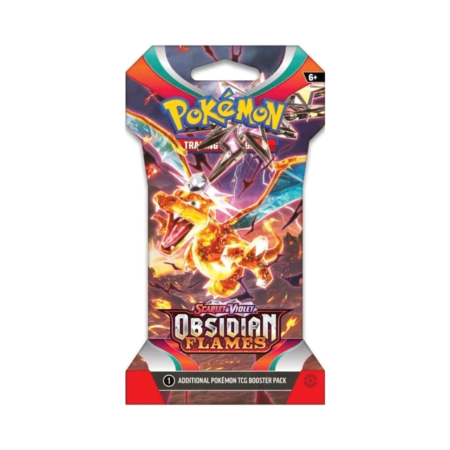 Alt view image 7 of 7 - Pokemon Scarlet & Violet Obsidian Flames | 8 Sleeved Boosters Packs