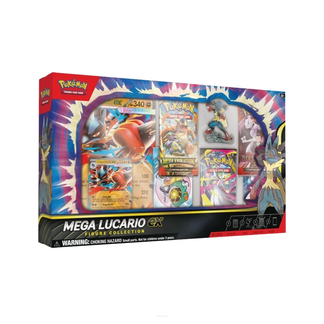 Alt view image 8 of 12 - Pokemon ME1 Mega Evolution Lucario Figure Collection