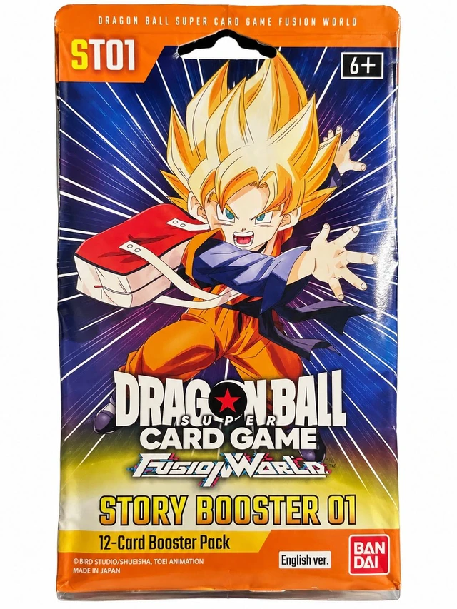 Main image of Dragonball Story Booster 01 Sleeved Booster Pack - Story Booster 01 (ST01)
