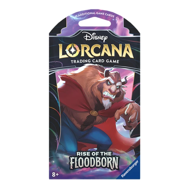 Alt view image 3 of 3 - Disney Lorcana: Set 02- Rise of the Floodborn Sleeved Booster Pack