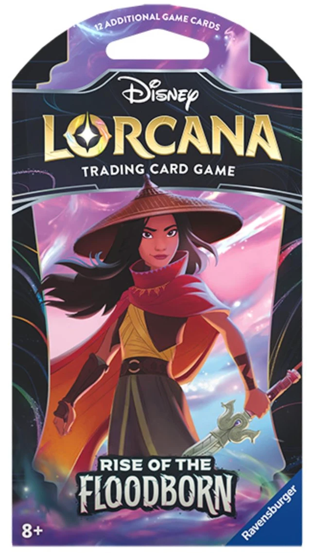 Main image of Disney Lorcana: Set 02- Rise of the Floodborn Sleeved Booster Pack