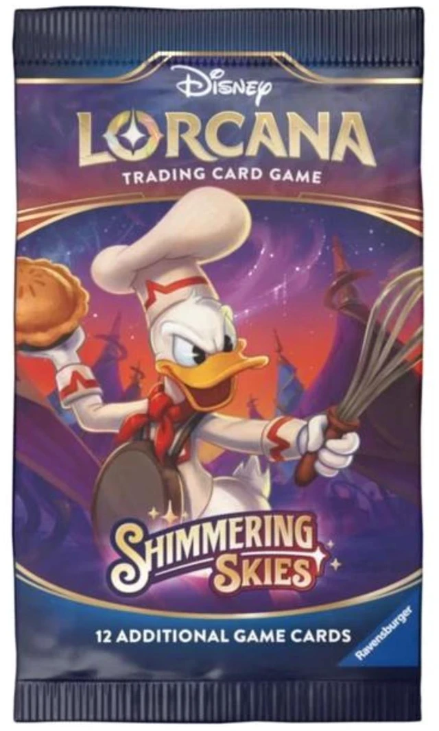 Main image of Disney Lorcana: Set 05- Shimmering Skies- Sleeved Booster Pack