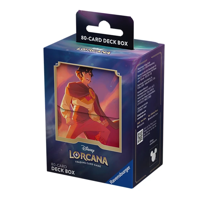 Alt view image 2 of 3 - Deck Box: Disney Lorcana- Set 05- Shimmering Skies- Aladdin