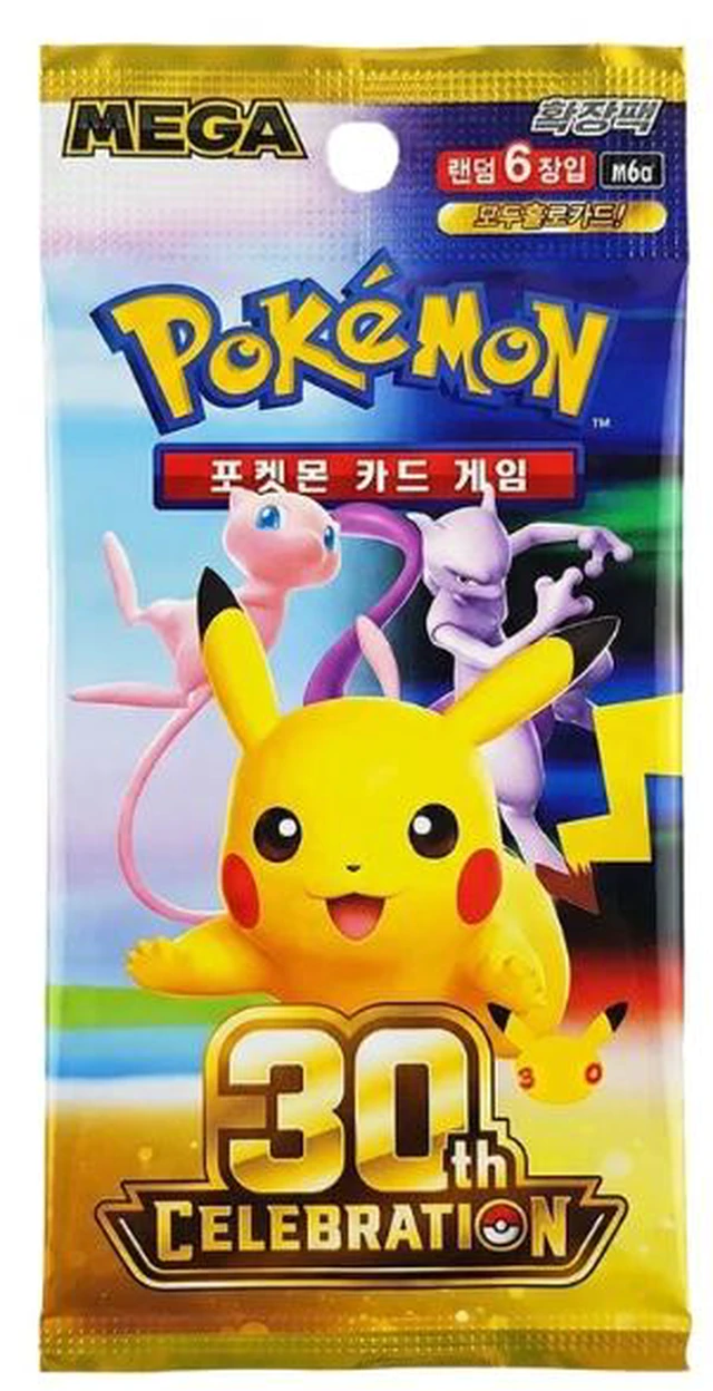 Main image of Korean Pokemon TCG: 30th Celebration Booster Pack