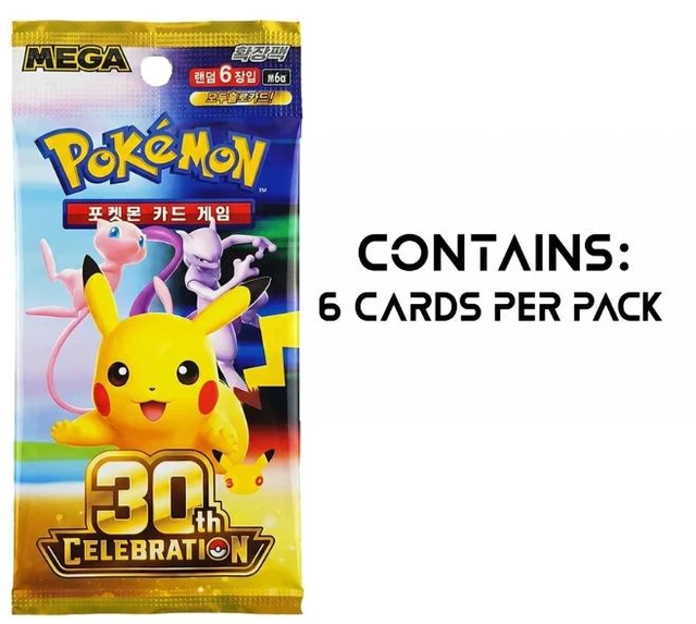 Alt view image 2 of 5 - Korean Pokemon TCG: 30th Celebration Booster Pack