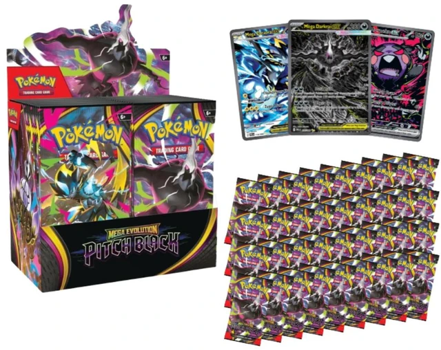 Alt view image 5 of 6 - ThePokémon TCG: Mega Evolution Pitch Black Booster Pack (10 Cards Per Pack)