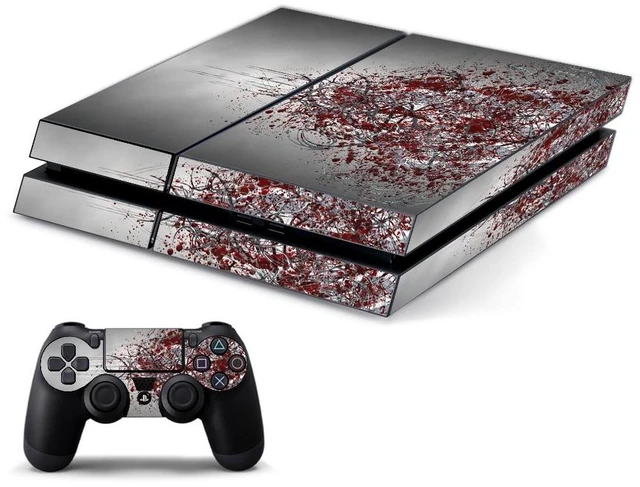 Main image of Lidstyles Console Skin Protector Kit Compatible with Playstation 4 Tribal Grunge