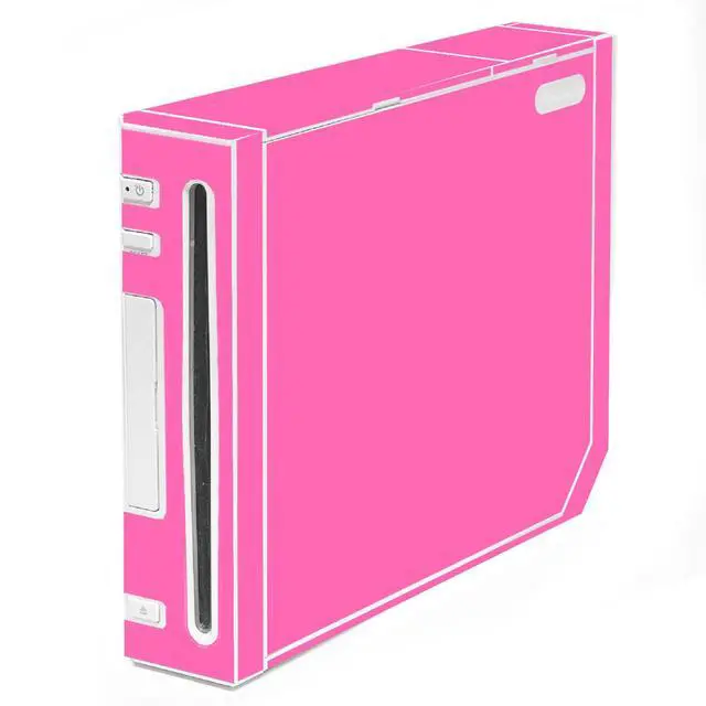 Alt view image 3 of 3 - LidStyles Vinyl Protection Skin Kit Decal Sticker Compatible with Wii Console PINK