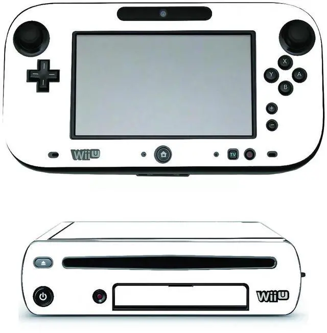 Alt view image 3 of 3 - LidStyles Vinyl Protection Skin Kit Decal Sticker Compatible with Wii U Console WHITE