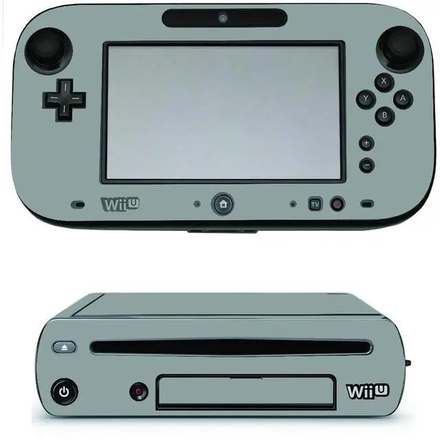 Alt view image 3 of 3 - LidStyles Vinyl Protection Skin Kit Decal Sticker Compatible with Wii U Console GREY