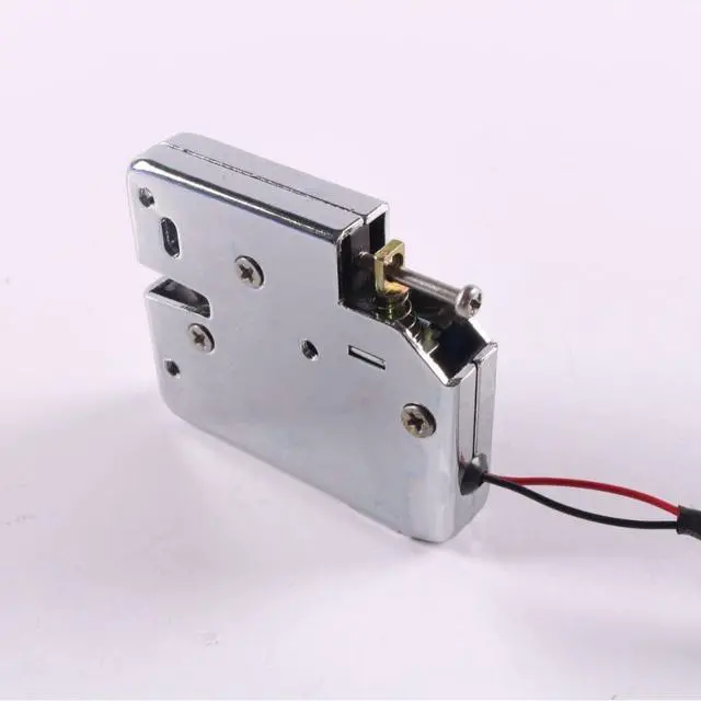 Alt view image 2 of 5 - Electronic Cabinet Lock, Small Anti-Vibration Electromagnetic Smart Storage Locker Lock with Feedback, Double Wire Control, Metal