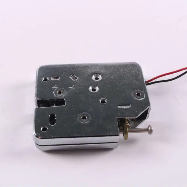 Alt view image 4 of 5 - Electronic Cabinet Lock, Small Anti-Vibration Electromagnetic Smart Storage Locker Lock with Feedback, Double Wire Control, Metal