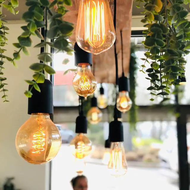 Alt view image 4 of 6 - Hoegoa Plug-in Hanging Light Kit9.8ft Industrial Pendant Light with On/Off Switch,E26/E26 Socket,2-Pack Black Cord Lamp for Living Room,Bedroom,Kitchen Island,Home Office,Dorm,Café,Easy Included