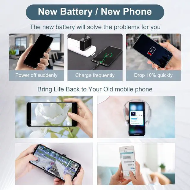 Alt view image 5 of 6 - Hoegoa High-Quality Replacement Battery AB533640CU for Samsung S3600, S3600 Metro, G3110, G400 with Comprehensive Repair Tool Kit Perfect for DIY Phone Repair Enthusiasts