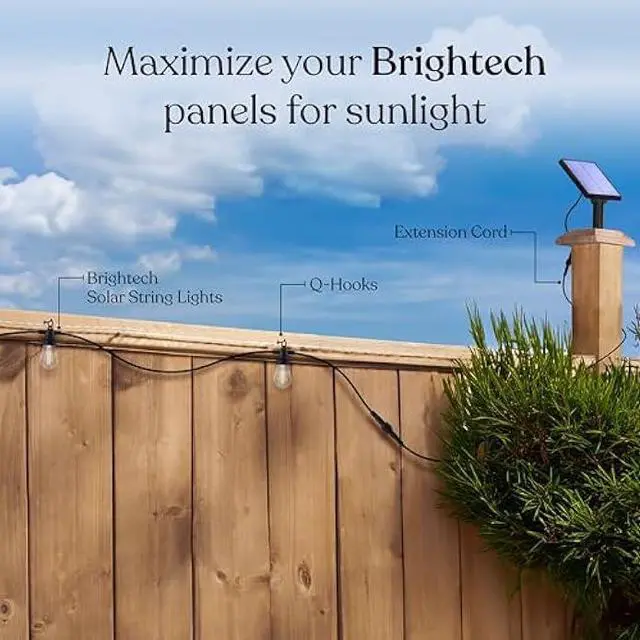 Alt view image 2 of 5 - Brightech Ambience Pro Waterproof Extension Cable for Solar Outdoor String Lights, 6 Ft Extension Cord aka Wire for Solar Strip Lights