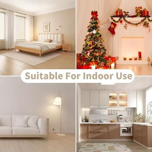 Alt view image 6 of 7 - K KASONIC - Extension Cord with On/Off Switch, 9 Feet 3 Outlets Power Cord with Foot Switch & Safety Outlet Cover, Indoor Use with Lamps, Holiday Christmas Tree Lights, ETL Listed - 2 Pack