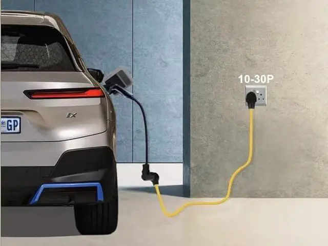 Alt view image 3 of 7 - 3 Prong Dryer Extension Cord 30 Amp NEMA 10-30P to 10-30R,10 FT Level 2 EV Charging 125V/250V Plug STW 10 Gauge UL Listed