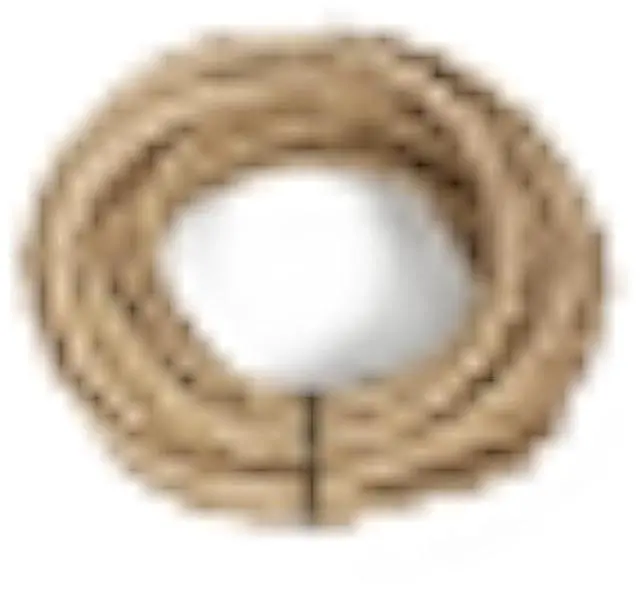 Main image of 25ft Rope Covered Lamp Twisted Wire,PRUNLLA Vintage 18/2 Industrial Electrical Hemp Rope Cord,18-Gauge Antique Style for Retro Lamp,DIY Projects