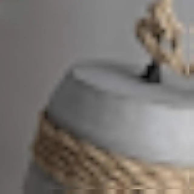 Alt view image 4 of 6 - 25ft Rope Covered Lamp Twisted Wire,PRUNLLA Vintage 18/2 Industrial Electrical Hemp Rope Cord,18-Gauge Antique Style for Retro Lamp,DIY Projects