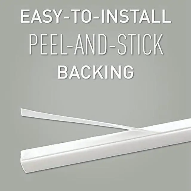 Alt view image 5 of 5 - Legrand Wiremold C110S Cordmate 108 Inch 17 Piece Cord Cover Kit, Organizer for Wall, Holds 1 Cord or Cable, Sustainable Packaging, White (1 Pack)