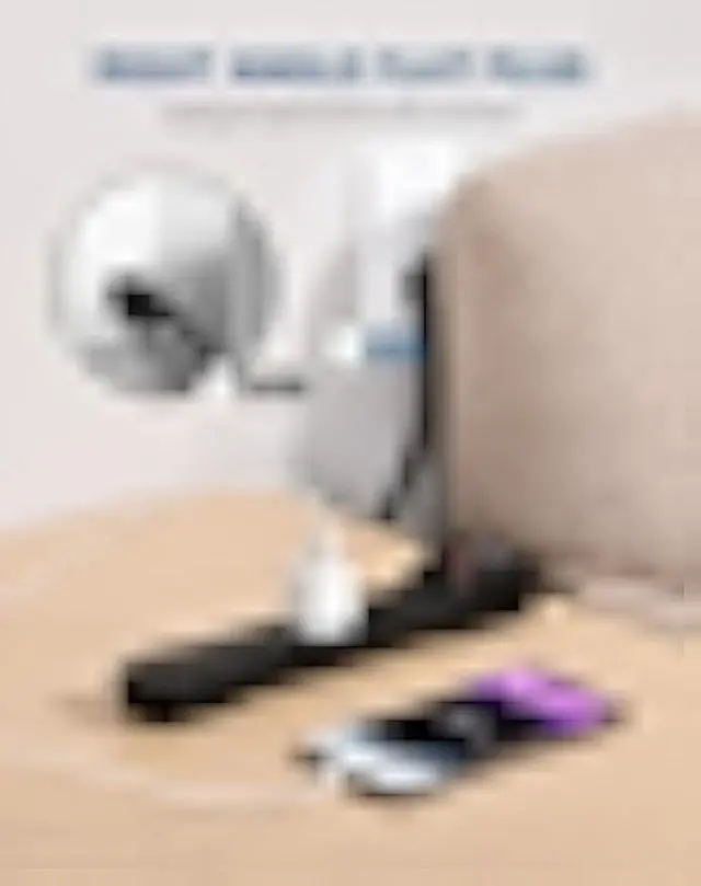 Alt view image 5 of 7 - DEWENWILS 2-Pack Power Strip Surge Protector,15 Ft Extra Long Extension Cord, Low Profile Flat Plug,15 Amp Circuit Breaker, 500 Joules, Wall Mount, Black, UL Listed